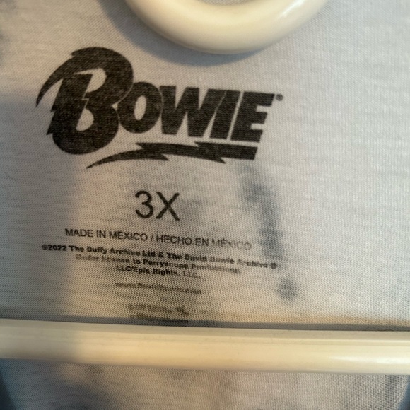 David Bowie Graphic T-Shirt Size 3x - Picture 4 of 5
